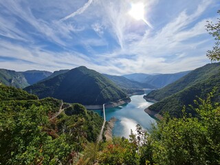 lake in the mountains