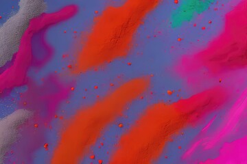 Colorful Paint Splash Texture in an Abstract Background