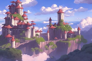 Breathtaking Landscapes with Blue Skies and Green Forests