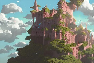 Breathtaking Landscapes with Blue Skies and Green Forests