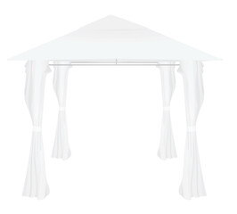 White promotional tent. vector illustration