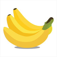 A pretty banana fruit vector art work.