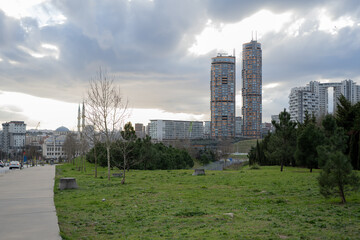 Fototapeta premium Downtown city Istanbul