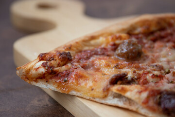 Close up Meat Lover Pizza