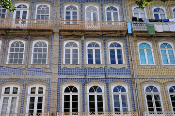 Fototapeta na wymiar house in the city of Guimaraes in Portugal