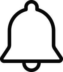notifications icon . bell icon . attention icon . alert symbol . vector illustration