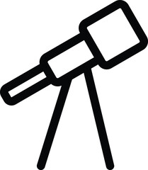 Telescope icon vector , space and astronomy, magnify sign