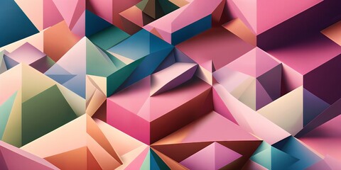 Fototapeta premium Geometric abstract wallpaper