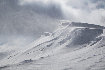 snow covered mountain