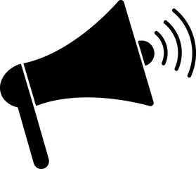 png megaphone icon isolated.