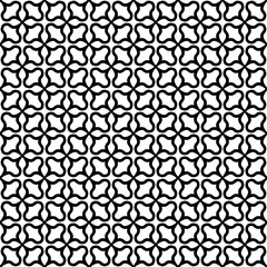Black and white seamless pattern texture. Greyscale ornamental graphic design. Mosaic ornaments. Pattern template. Vector illustration. EPS10.