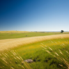 A_vast_expanse_of_rolling_hills_and_grasslands