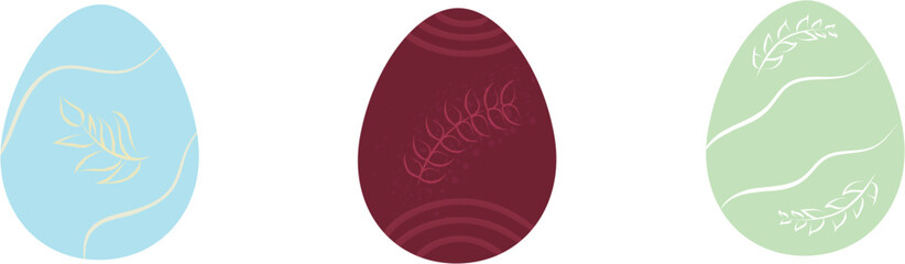 easter eggs vector