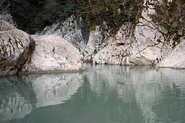lake in the mountains