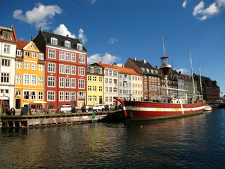 Along Copenhagen canal, Denmark