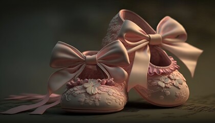 Obraz na płótnie Canvas cute little shoes