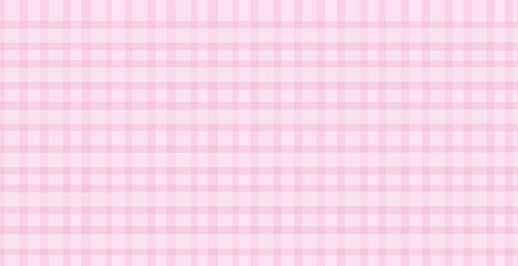 Pink plaid background vector illustration.