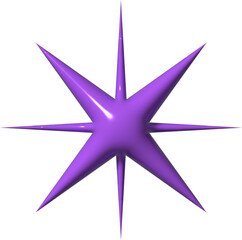 3D Abstract Star Shape