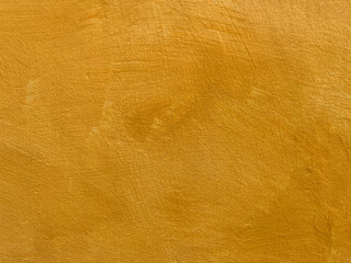 Colored Textured Background - Ochre Yellow Stucco Wall Texture