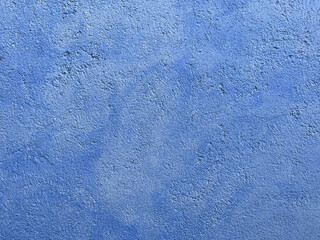 Colored Textured Background - Soft Blue Stucco Wall Texture