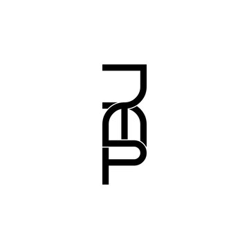 jmp lettering initial monogram logo design