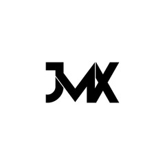 jmx typography letter monogram logo design