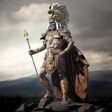 Ancient Indonesian warrior