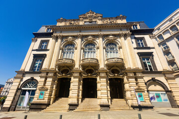 Fototapeta na wymiar Opera house of Clermont-Ferrand during daytime. Auvergne-Rhone-Alpes region, Puy-de-Dome department of France.