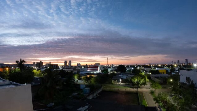 Sunrise over the City of Palmas