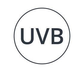 UVB Protection Factor icon. 