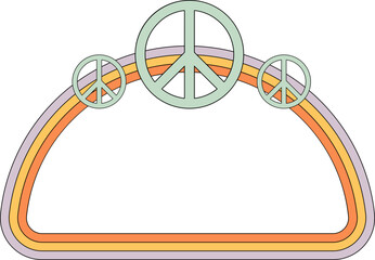 Half circle frame element