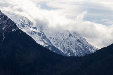 The winter Tatra Mountains