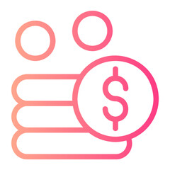 income gradient icon