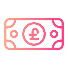 money gradient icon