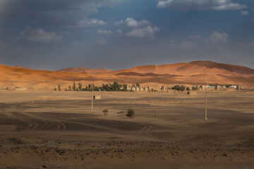 Deserto del sahara merzouga marocco 
