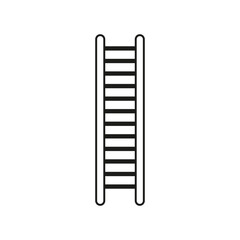 wooden staircase icon. Vector illustration.