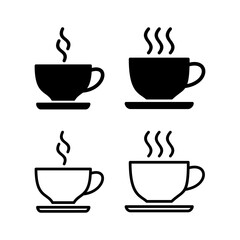 coffee cup icon vector illustration. cup a coffee sign and symbol