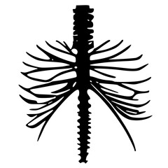 black and white of icon shape