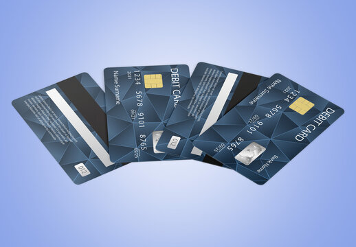 Debit Credit Card Mockup