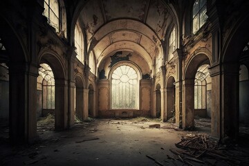 Desolate Blessings: An Aimless Benediction in an Empty Edifice Generative AI