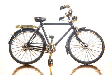 Fototapeta na wymiar road bike model on a white background. transport for travel