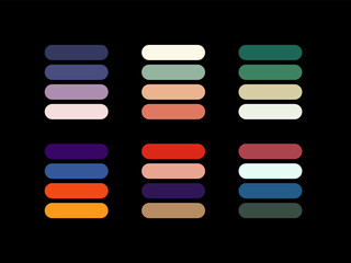 Obraz premium color, illustration, set, template, design, vector, color, gradient, graphic, information, pastel, mix, palette, abstract, art, colorful, pattern, background, chart, guide, harmony, primary, print, r
