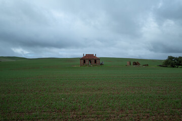 Fototapeta premium landscape with a house