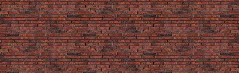 Rough brick wall as background. Banner design