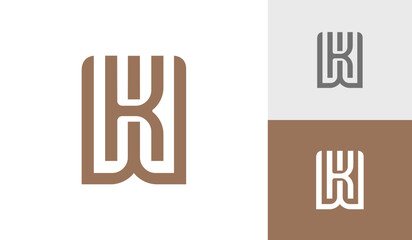letter kw; initial kw; monogram kw; emblem; h; s; hs; monogram; letter; initial; logo design; logo; design; brand identity; brand; identity; branding; company; corporate; vector; symbol; template; gra