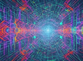 Obraz premium abstract technology background