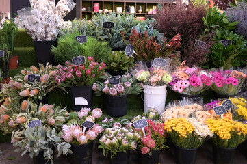 Flowers on market