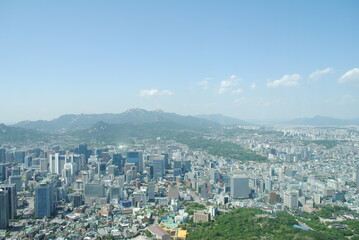 Fototapeta premium view of the city