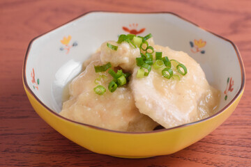 鶏肉のみぞれ餡かけ