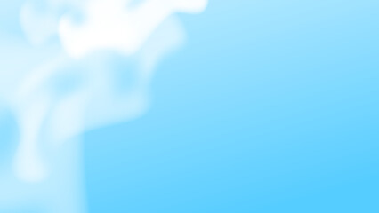 Abstract blue background with white cloud